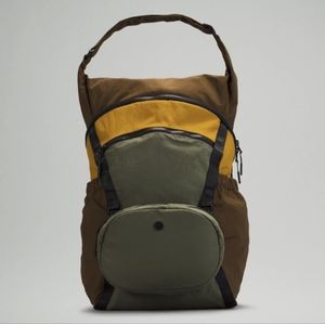 Lululemon Pack and Go Backpack 21L Deep Artifact Medium Olive Gold Spice